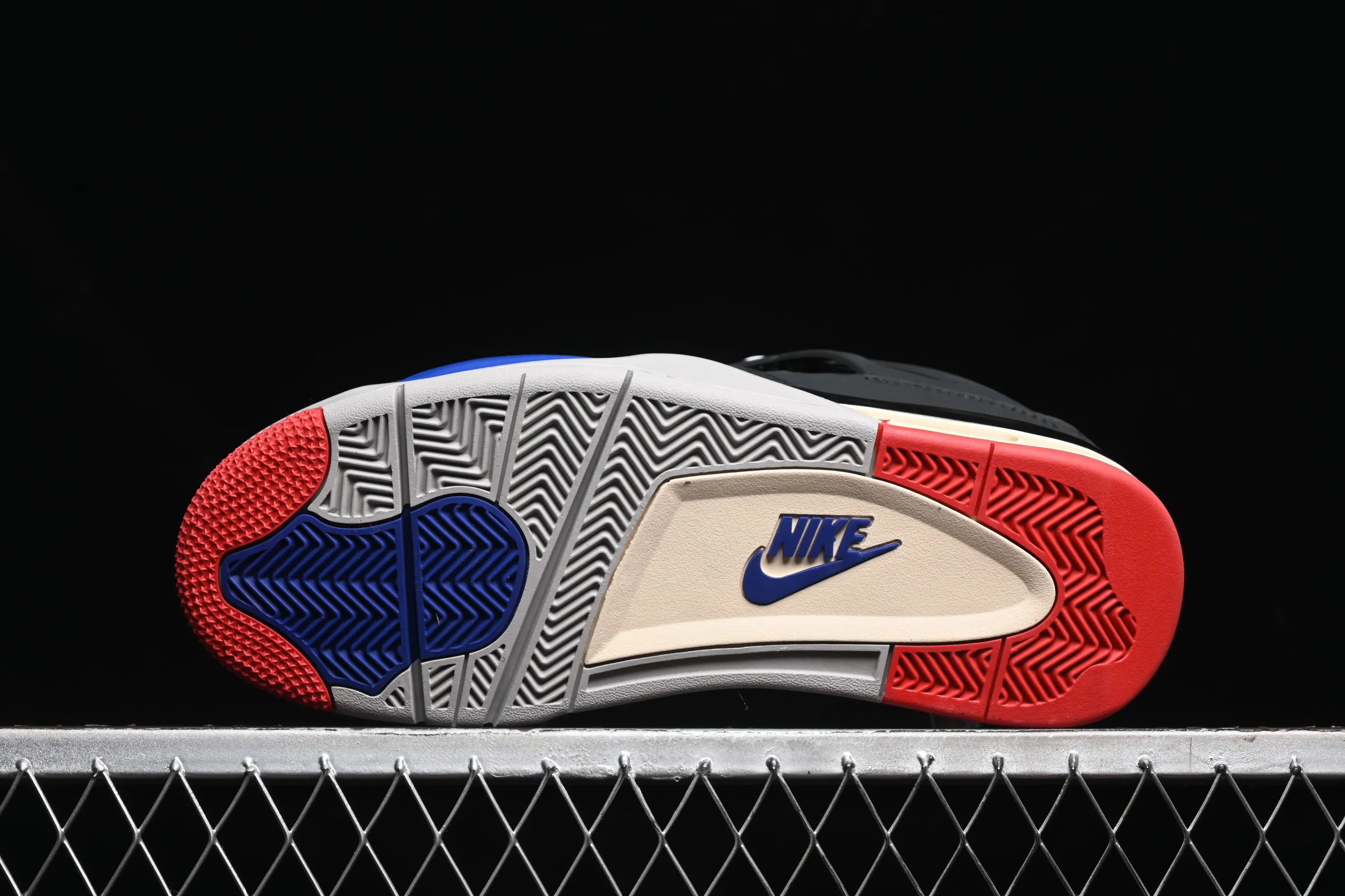 All categories Air Jordan Jordan series basketball shoes Air Jordan 4 Air Jordan 4 Retro "Lase" AJ4 Joe 4 black gray blue color FV5029-003